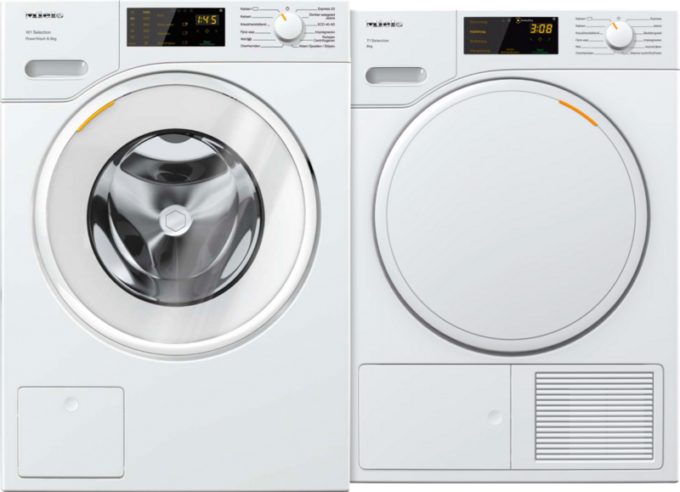 Miele WSD 323 WCS PowerWash 2.0 + Miele TSC 223 WP van het merk Miele en de categorie wasmachines